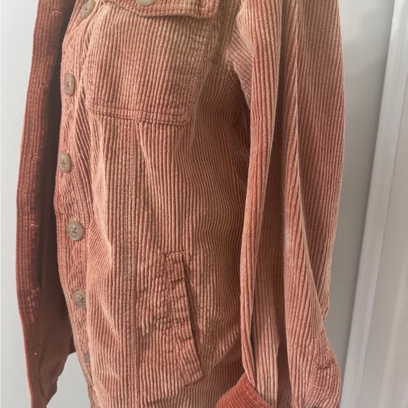 Free People Salmon Corduroy Jacket Size S - Picture 4 of 7